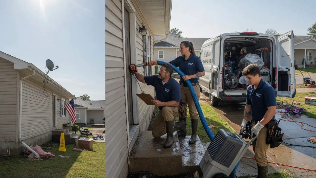 Ceiling Water Damage Restoration in Sherrill, AR near me